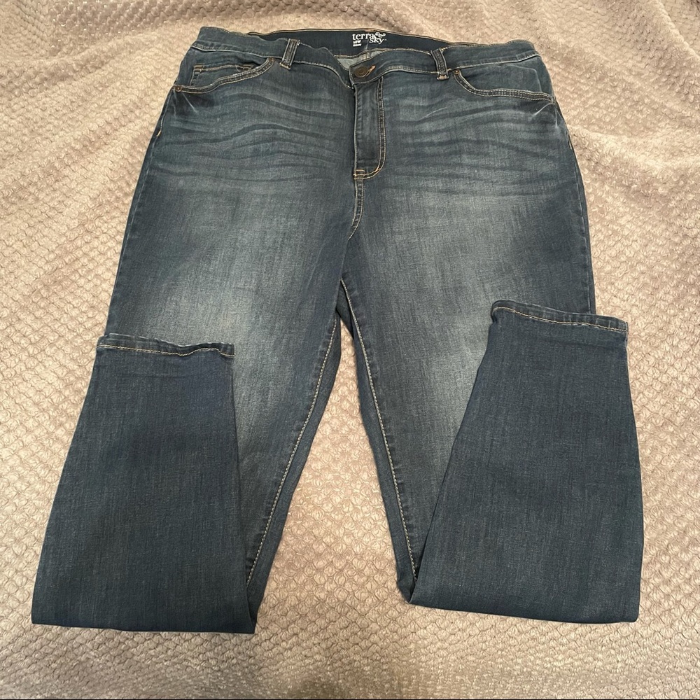 Terra&Sky Skinny Crop Jeans